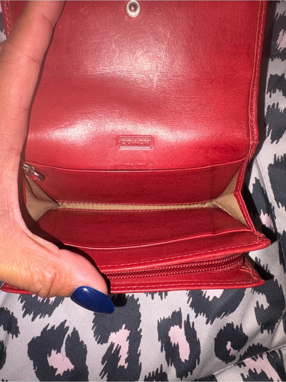 Coach Rust Red Leatherwear Est. 1941 Short Wallet - Picture 5 of 12